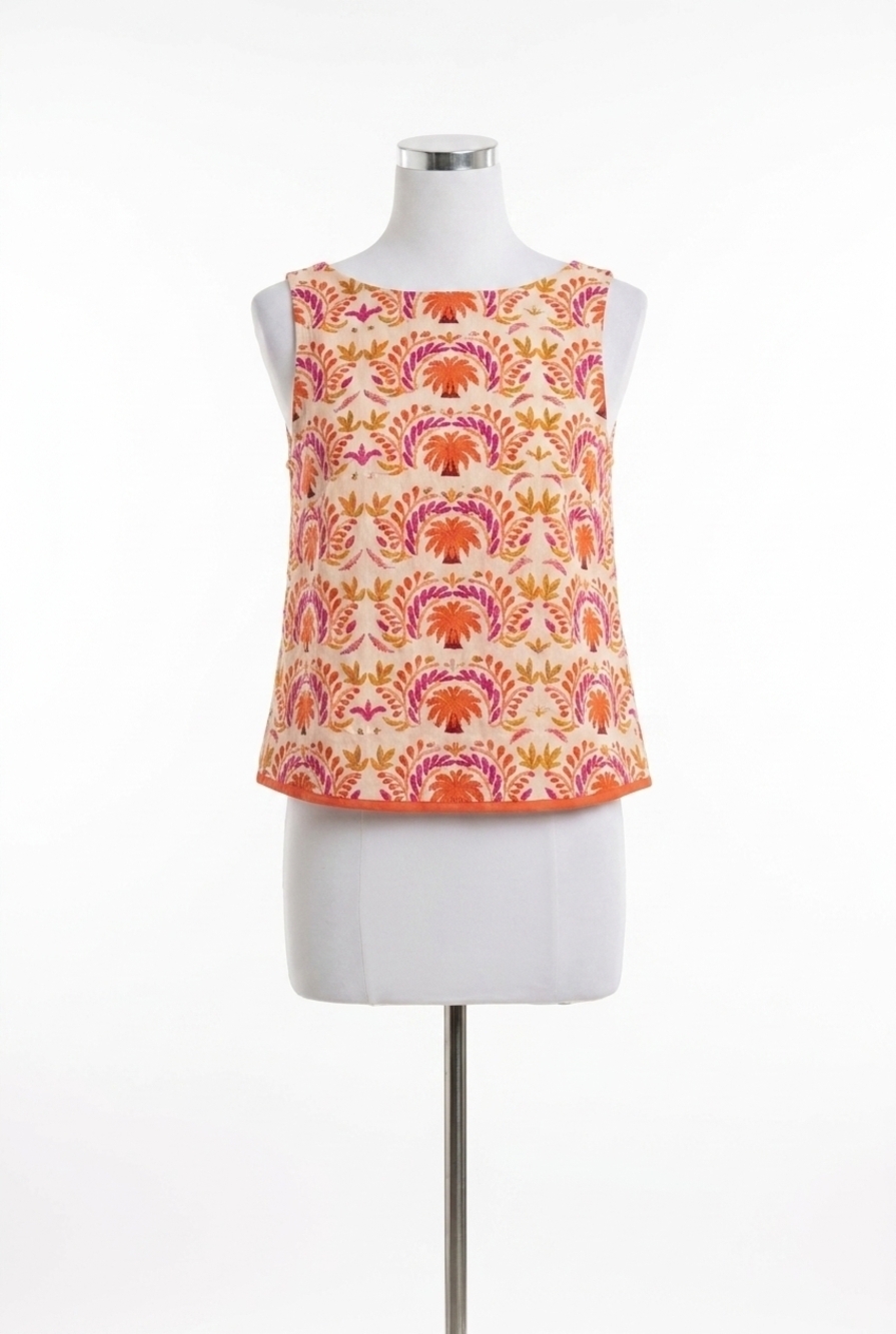 NEW SINCERELY OURS madison tank top in palma rosa